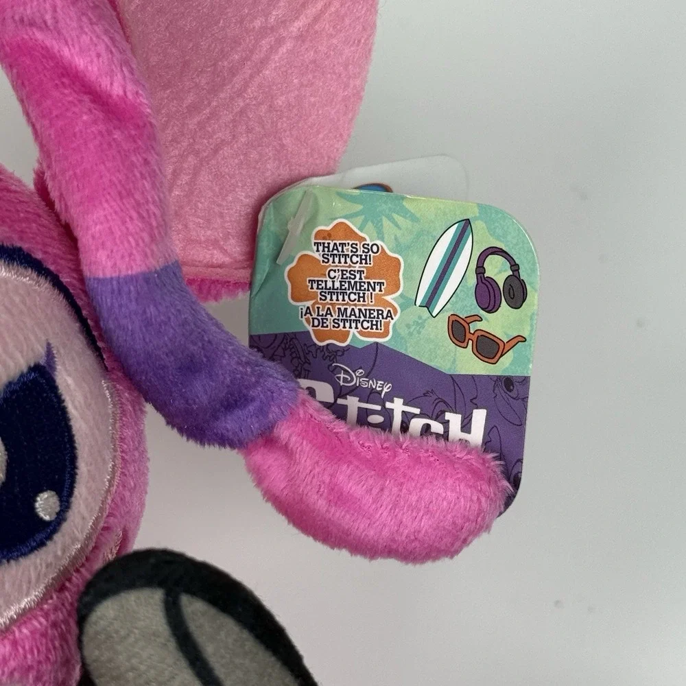 NWT Disney Lilo & Stitch Angel Pink Plush Small Stuffed Animal Just Play Barbell